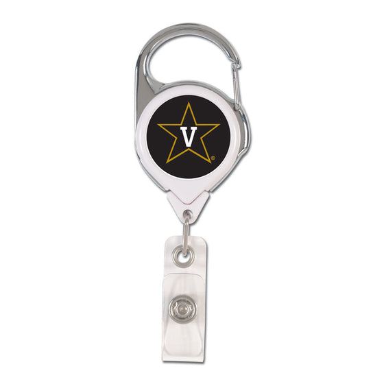 Vanderbilt Commodores Badge Holder Premium Retractable - Special Order