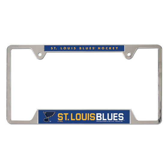 St. Louis Blues License Plate Frame Metal Special Order