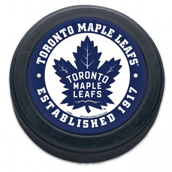 Toronto Maple Leafs Hockey Puck - Est 1917 - Bulk - Special Order