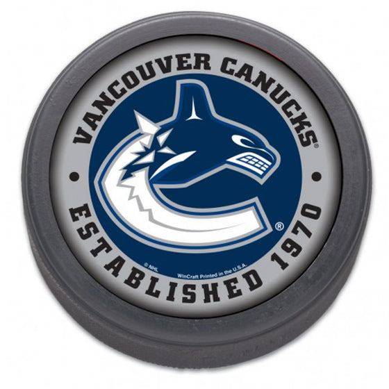 Vancouver Canucks Hockey Puck - Bulk - Special Order