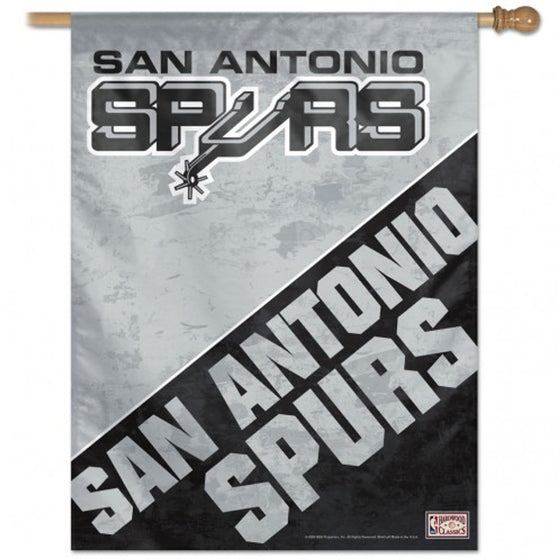 San Antonio Spurs Banner 28x40 Vertical - Special Order