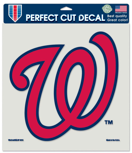 Washington Nationals Decal 8x8 Die Cut Color - Special Order