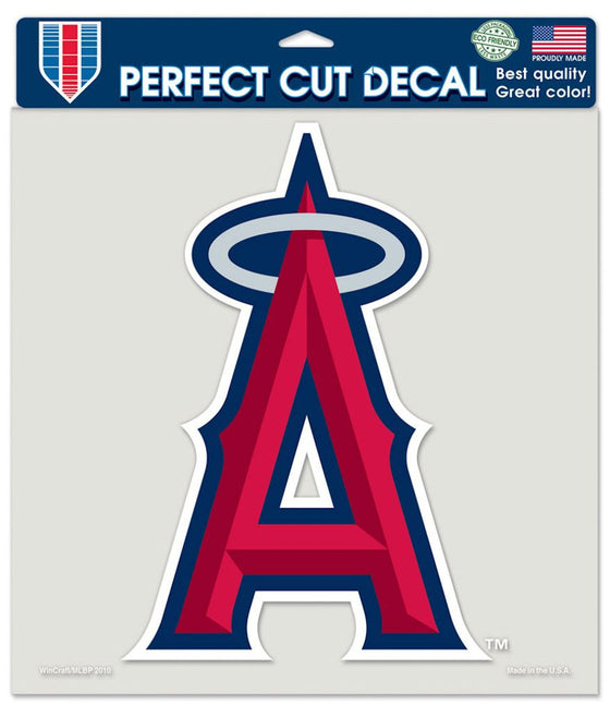 Los Angeles Angels of Anaheim Decal 8x8 Die Cut Color