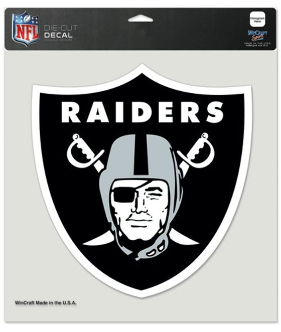 Las Vegas Raiders Decal 8x8 Die Cut Color