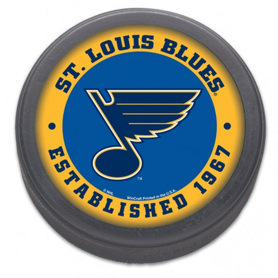 St. Louis Blues Hockey Puck Bulk Est 1967 Design - Special Order