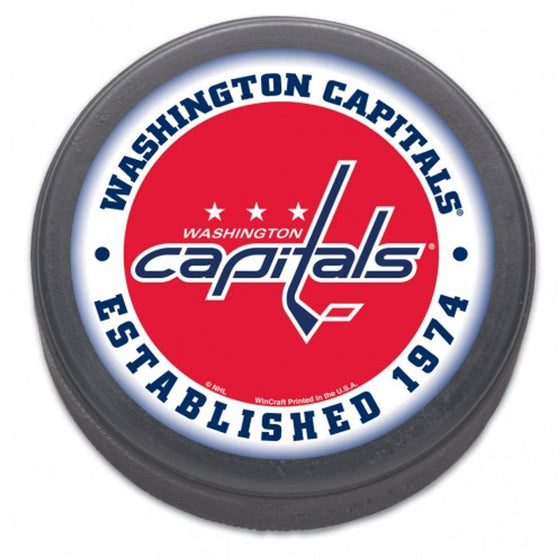 Washington Capitals Hockey Puck - Est 1974 (Bulk) - Special Order