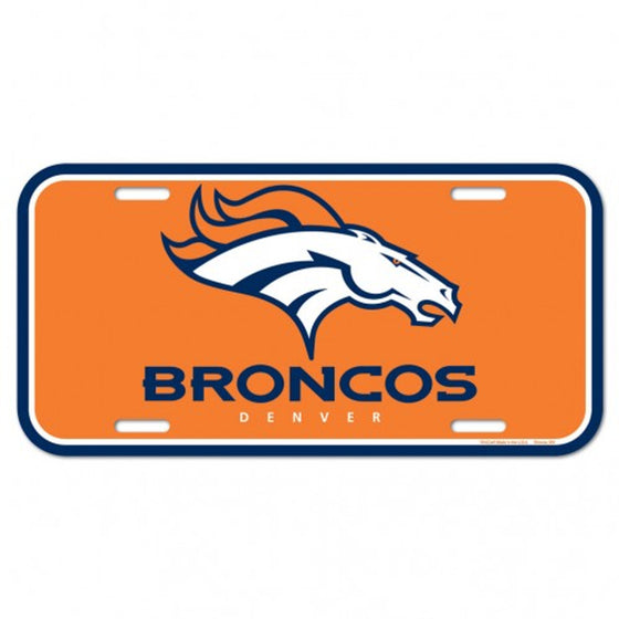 Denver Broncos License Plate