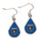 San Jose Earthquakes Earrings Tear Drop Style (CDG)