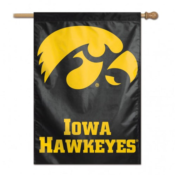 Iowa Hawkeyes Banner 28x40 Vertical Second Alternate Design (CDG)