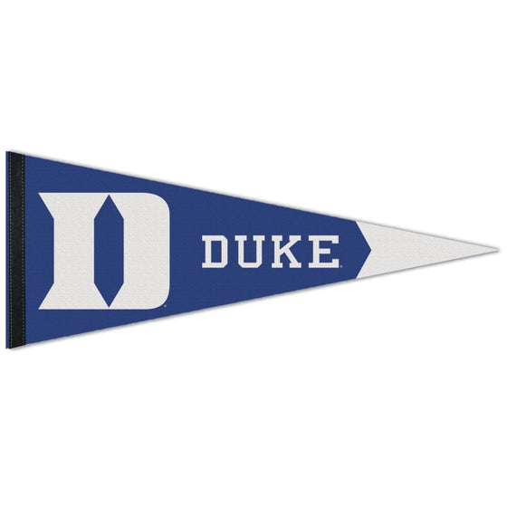 Duke Blue Devils Pennant 12x30 Premium Style Special Order