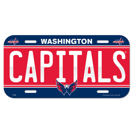 Washington Capitals License Plate - Special Order