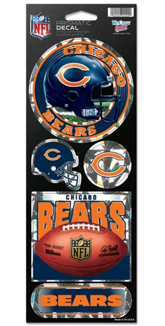 Chicago Bears Stickers Prismatic