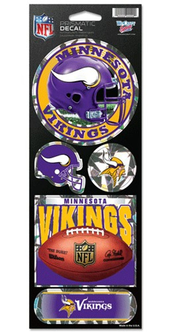 Minnesota Vikings Stickers Prismatic