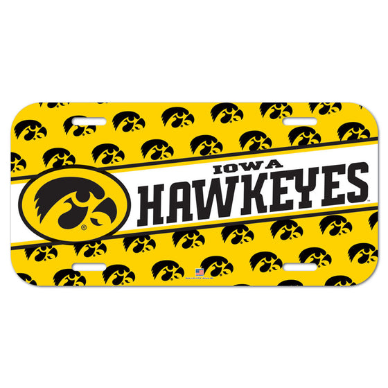 Iowa Hawkeyes License Plate