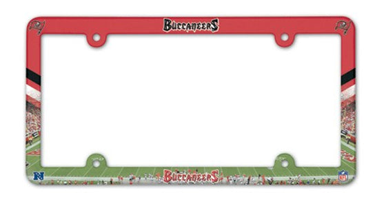 Tampa Bay Buccaneers License Plate Frame Plastic Full Color Style - Special Order