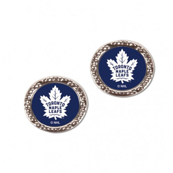 Toronto Maple Leafs Earrings Post Style - Special Order