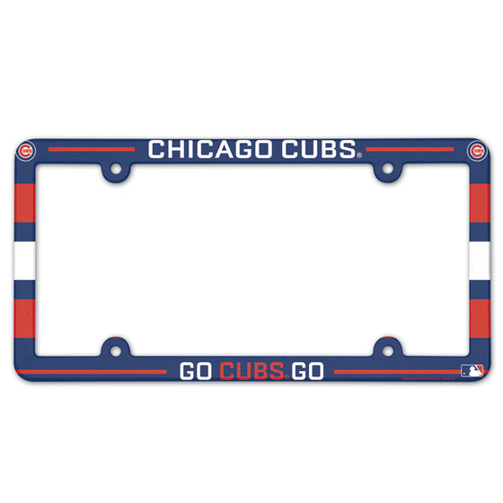 Chicago Cubs License Plate Frame - Full Color