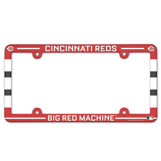 Cincinnati Reds License Plate Frame - Full Color - Special Order