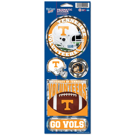 Tennessee Volunteers Stickers Prismatic - Special Order