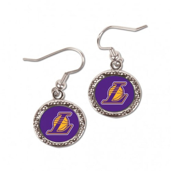 Los Angeles Lakers Earrings Round Style (CDG)