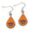 Phoenix Suns Earrings Tear Drop Style (CDG)