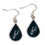 San Antonio Spurs Earrings Tear Drop Style (CDG)