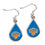 New York Knicks Earrings Tear Drop Style (CDG)