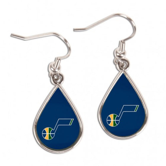 Utah Jazz Earrings Tear Drop Style (CDG)