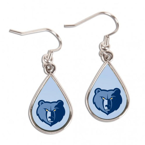 Memphis Grizzlies Earrings Tear Drop Style (CDG)