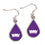 Sacramento Kings Earrings Tear Drop Style (CDG)