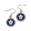 Toronto Maple Leafs Earrings Round Style (CDG)