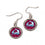 Colorado Avalanche Earrings Round Style (CDG)