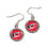 Carolina Hurricanes Earrings Round Style (CDG)