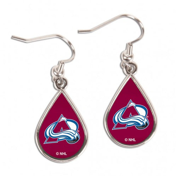 Colorado Avalanche Earrings Tear Drop Style (CDG)