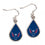 Washington Capitals Earrings Tear Drop Style (CDG)