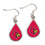 Louisville Cardinals Earrings Tear Drop Style (CDG)