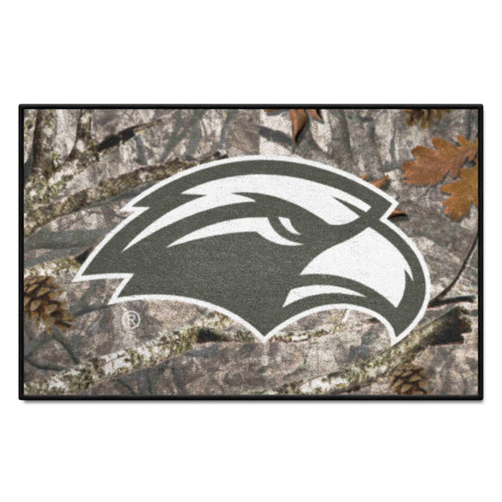 Southern Miss Golden Eagles Camo Starter Mat Accent Rug - 19in. x 30in.