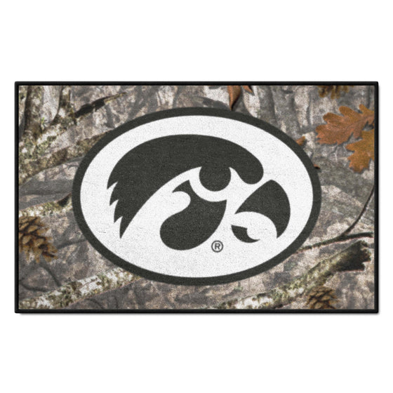 Iowa Hawkeyes Camo Starter Mat Accent Rug - 19in. x 30in.