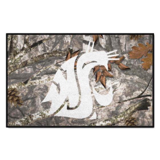 Washington State Cougars Camo Starter Mat Accent Rug - 19in. x 30in.