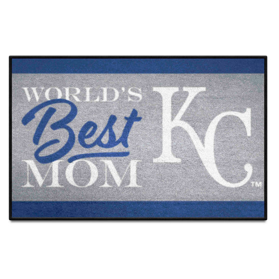 Kansas City Royals World's Best Mom Starter Mat Accent Rug - 19in. x 30in.