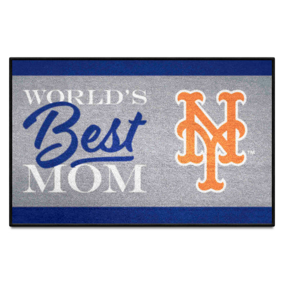 New York Mets World's Best Mom Starter Mat Accent Rug - 19in. x 30in.