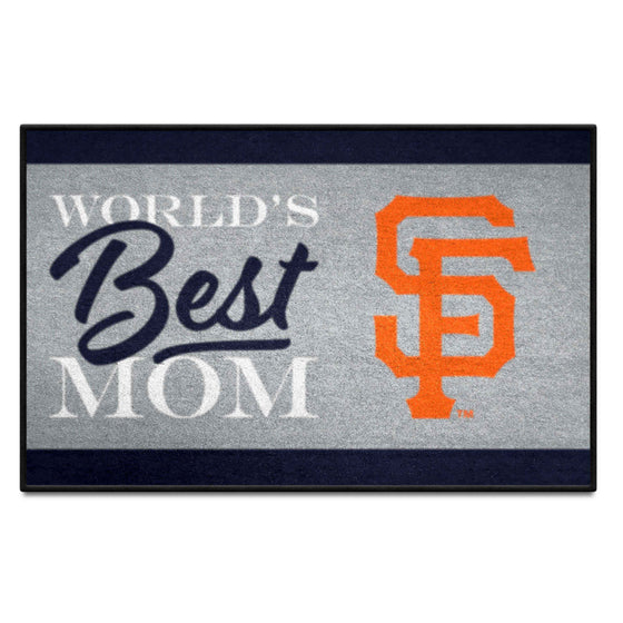 San Francisco Giants World's Best Mom Starter Mat Accent Rug - 19in. x 30in.