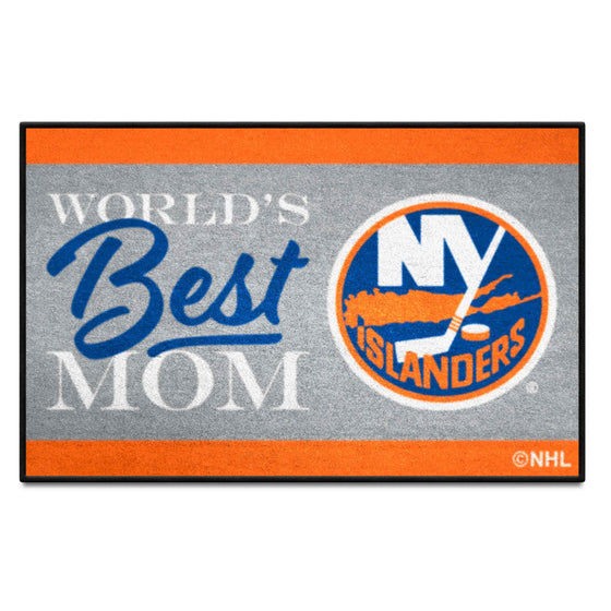 New York Islanders World's Best Mom Starter Mat Accent Rug - 19in. x 30in.