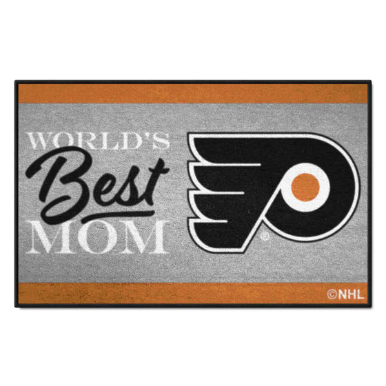 Philadelphia Flyers World's Best Mom Starter Mat Accent Rug - 19in. x 30in.