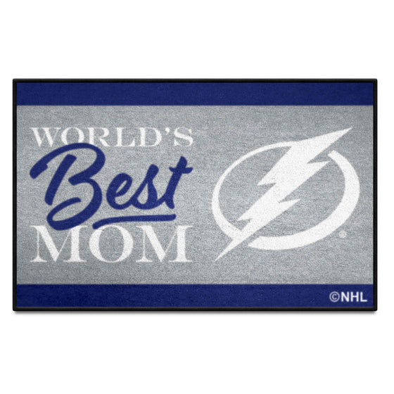 Tampa Bay Lightning World's Best Mom Starter Mat Accent Rug - 19in. x 30in.