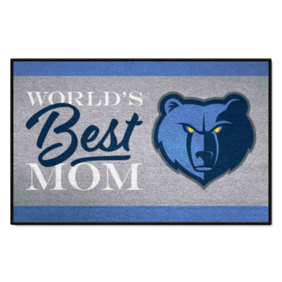 Memphis Grizzlies World's Best Mom Starter Mat Accent Rug - 19in. x 30in.