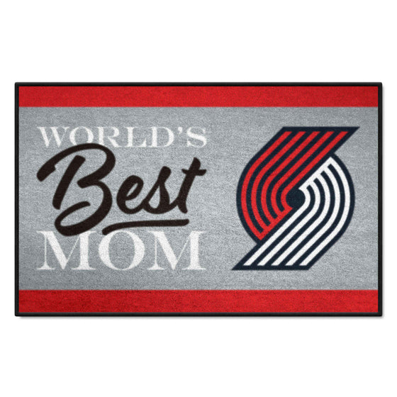 Portland Trail Blazers World's Best Mom Starter Mat Accent Rug - 19in. x 30in.