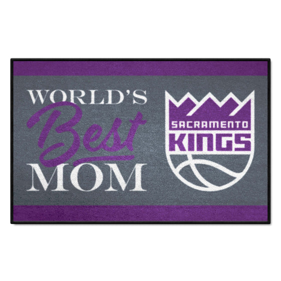 Sacramento Kings World's Best Mom Starter Mat Accent Rug - 19in. x 30in.