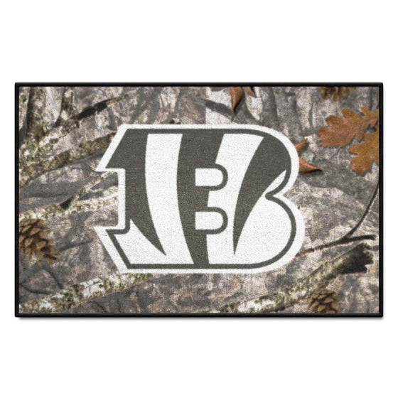 Cincinnati Bengals Camo Starter Mat Accent Rug - 19in. x 30in.