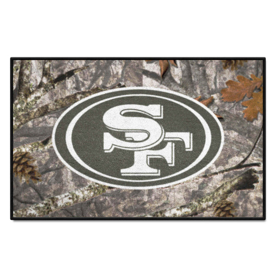 San Francisco 49ers Camo Starter Mat Accent Rug - 19in. x 30in.